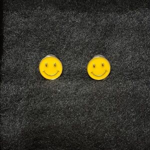 Yellow Smiley Face Earrings